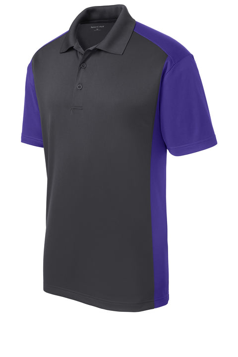 Sport-Tek® Colorblock Micropique Sport-Wick® Polo. ST652