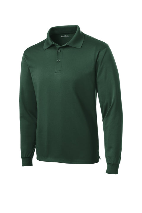 Sport-Tek® Long Sleeve Micropique Sport-Wick® Polo. ST657