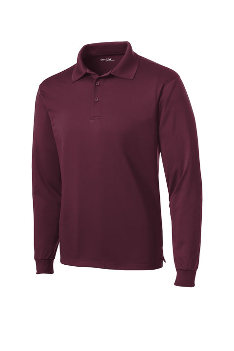 Sport-Tek® Long Sleeve Micropique Sport-Wick® Polo. ST657