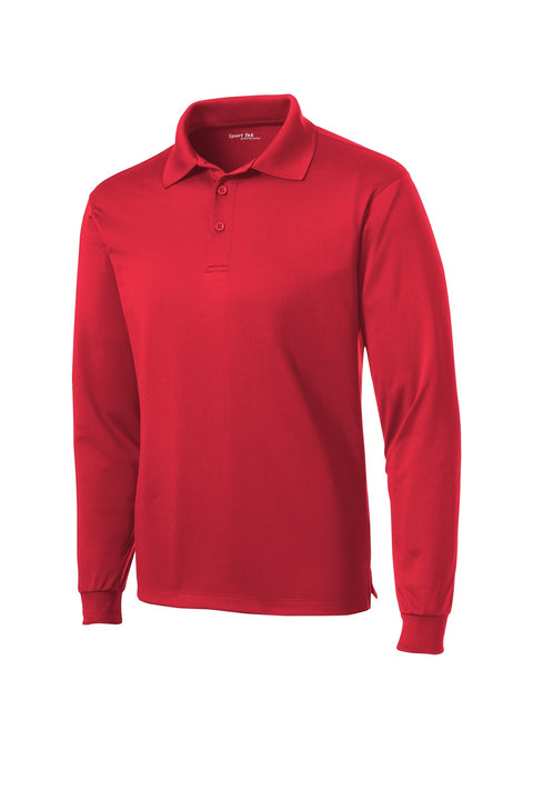 Sport-Tek® Long Sleeve Micropique Sport-Wick® Polo. ST657