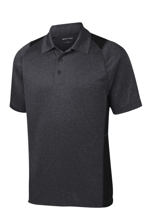 Sport-Tek® Heather Colorblock Contender™ Polo. ST665
