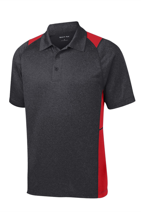 Sport-Tek® Heather Colorblock Contender™ Polo. ST665