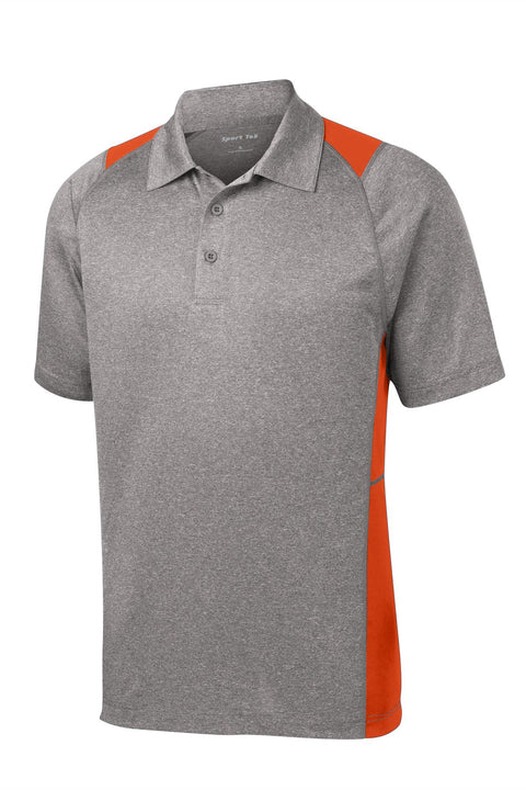 Sport-Tek® Heather Colorblock Contender™ Polo. ST665