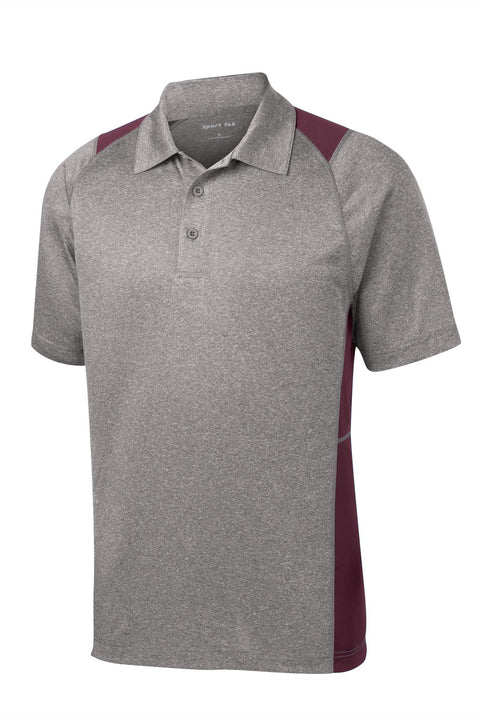 Sport-Tek® Heather Colorblock Contender™ Polo. ST665