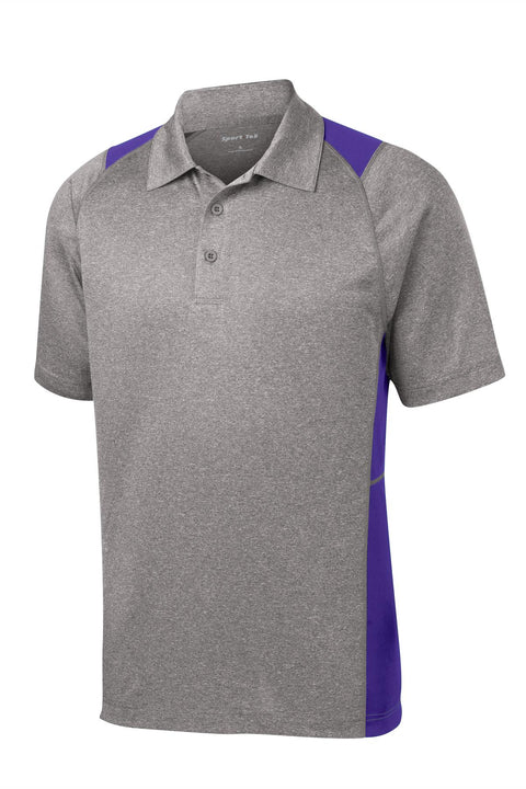 Sport-Tek® Heather Colorblock Contender™ Polo. ST665