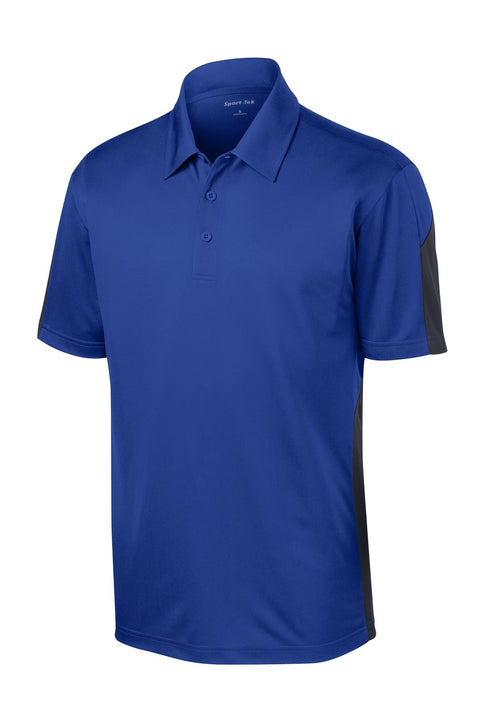 Sport-Tek® PosiCharge® Active Textured Colorblock Polo. ST695
