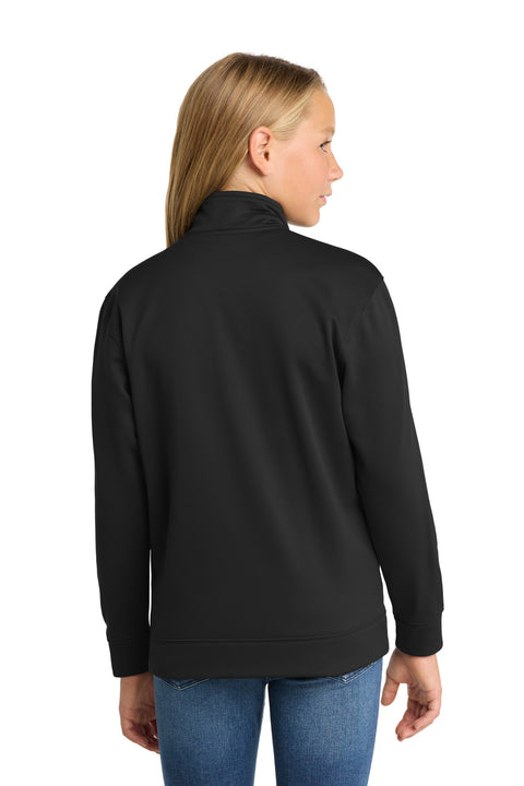 Sport-Tek® Youth Sport-Wick® Fleece Full-Zip Jacket.  YST241