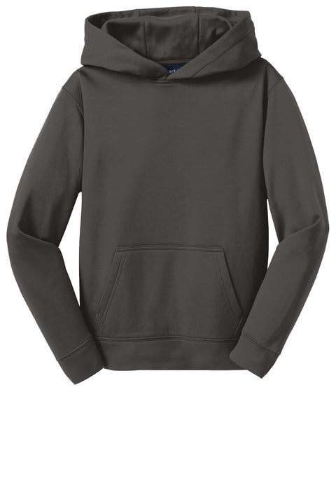 Sport-Tek® Youth Sport-Wick® Fleece Hooded Pullover. YST244