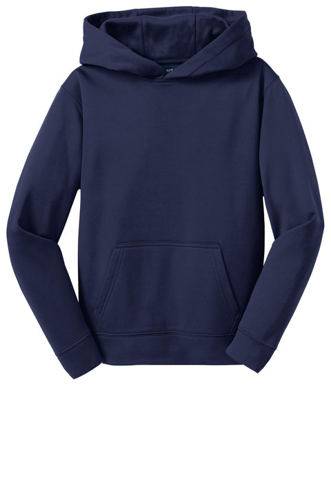 Sport-Tek® Youth Sport-Wick® Fleece Hooded Pullover. YST244