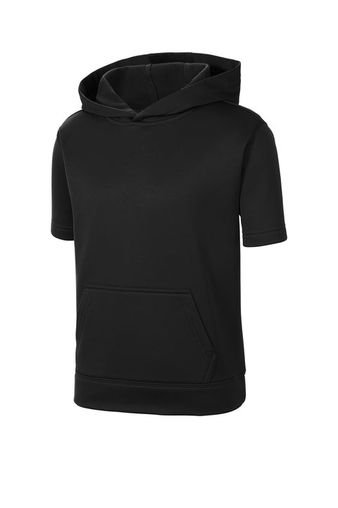 Sport-Tek ® Youth Sport-Wick ® Fleece Short Sleeve Hooded Pullover. YST251