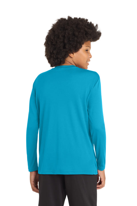Sport-Tek® Youth Long Sleeve PosiCharge® Competitor™ Tee. YST350LS