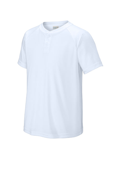 Sport-Tek® Youth PosiCharge® Competitor™ 2-Button Henley YST359