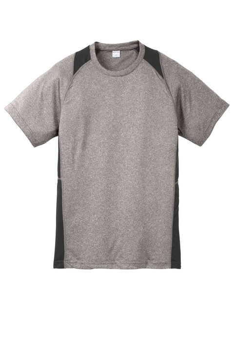 Sport-Tek® Youth Heather Colorblock Contender™ Tee. YST361