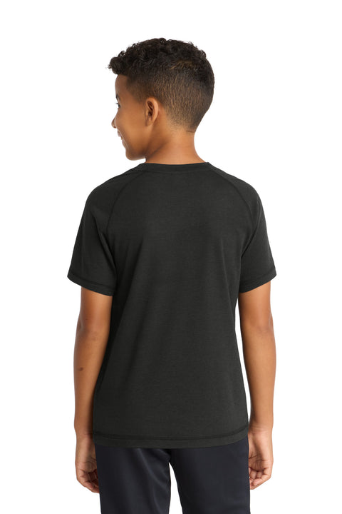 Sport-Tek ® Youth PosiCharge ® Tri-Blend Wicking Raglan Tee. YST400