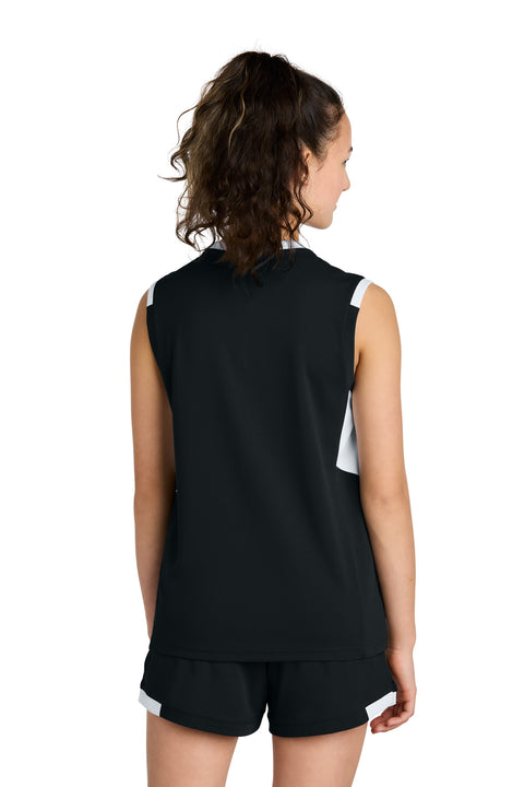 Sport-Tek® Youth Club Sleeveless V-Neck YST441
