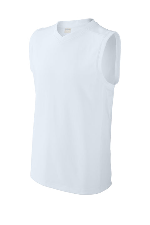 Sport-Tek® Youth Club Sleeveless V-Neck YST441