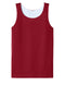 Deep Red/ White