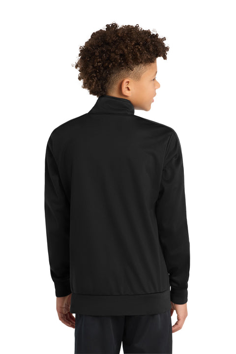 Sport-Tek ® Youth Tricot Sleeve Stripe Track Jacket. YST94