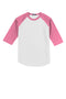 White/ Bright Pink