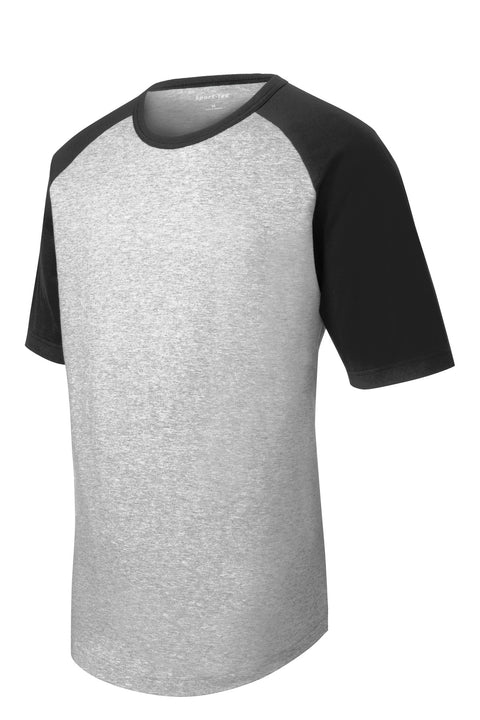 Sport-Tek® Youth Short Sleeve Colorblock Raglan Jersey. YT201