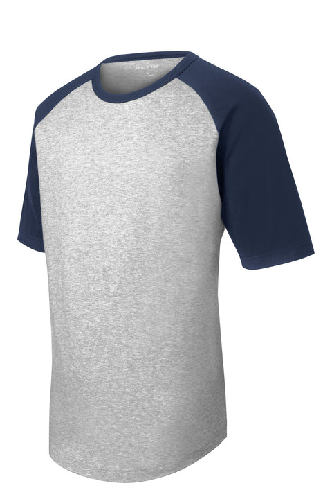 Sport-Tek® Youth Short Sleeve Colorblock Raglan Jersey. YT201