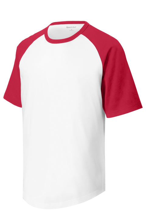 Sport-Tek® Youth Short Sleeve Colorblock Raglan Jersey. YT201