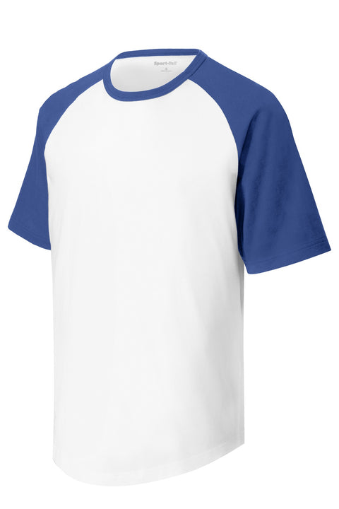 Sport-Tek® Youth Short Sleeve Colorblock Raglan Jersey. YT201